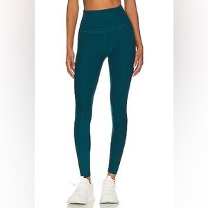 Beyond Yoga Leggings Spacedye Caught In The Midi High Waisted Lunar Teal Heather